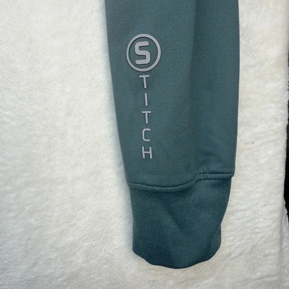 Golf Hoodie Lightweight Pullover Green Performance Stitch Golf Mens XXL - Picture 7 of 11